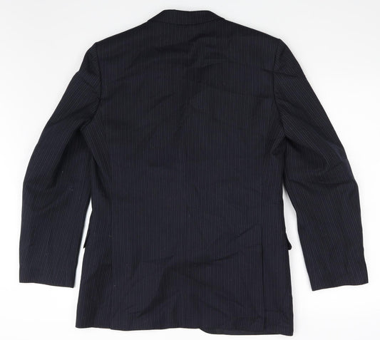 Mens UK Size M St Michael Regular Blue Suit Jacket