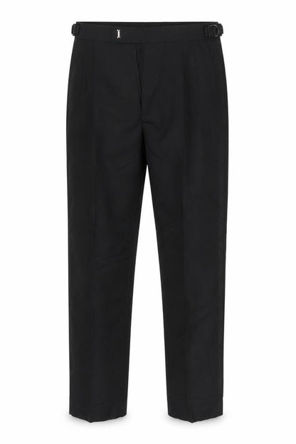 Mens UK Size One Size Jonelle Regular Fit  Black Trousers