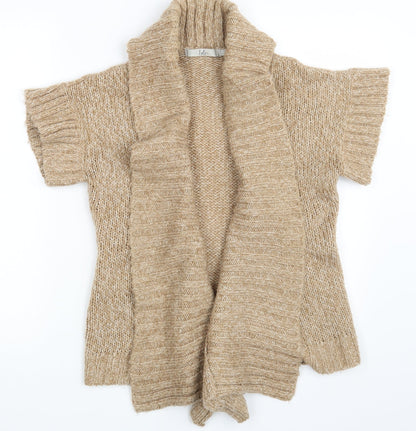 Womens UK Size 10 Isle Beige Cardigan Jumper