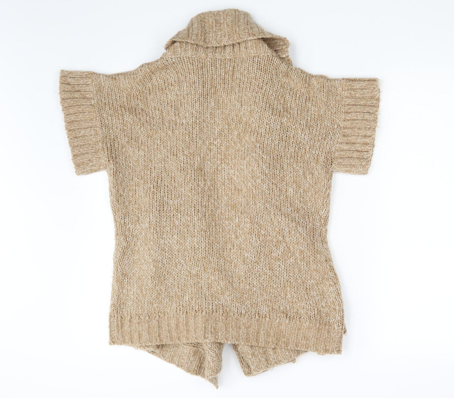 Womens UK Size 10 Isle Beige Cardigan Jumper
