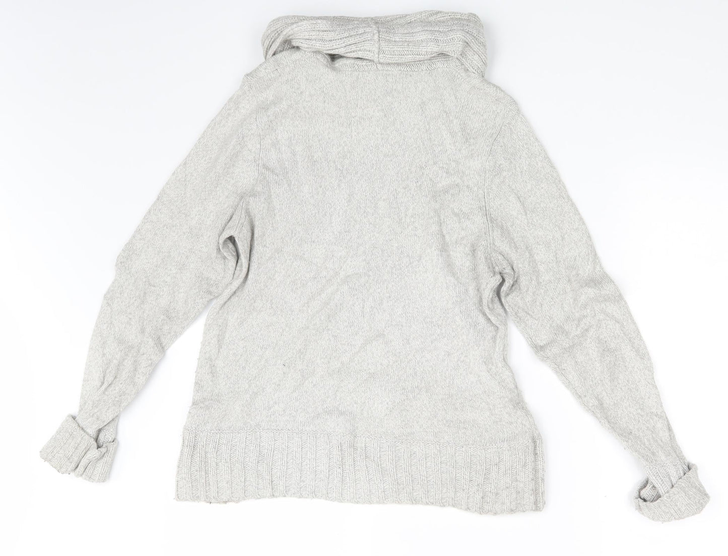 Womens UK Size 12 M&S Grey Pullover Jumper