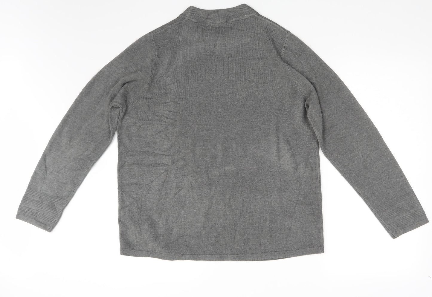 Classic Womens Grey   Pullover Sweatshirt Size 16