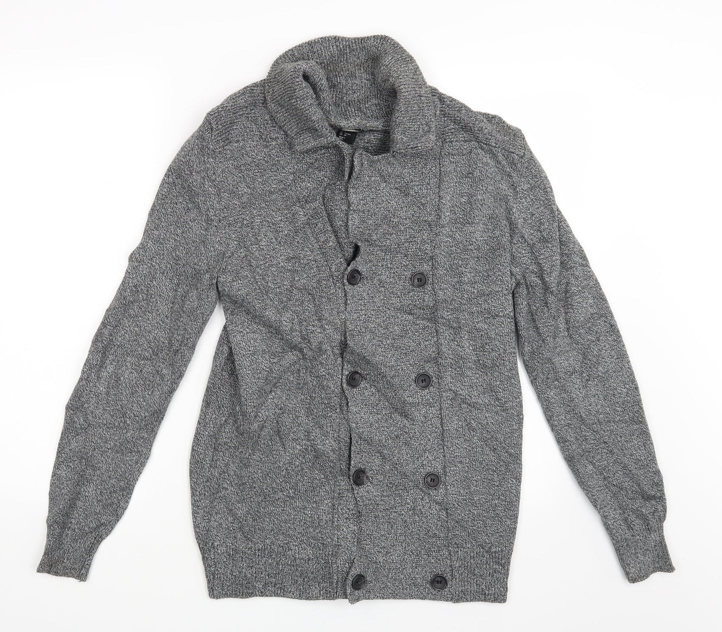 H&M Womens Grey   Cardigan Jumper Size S