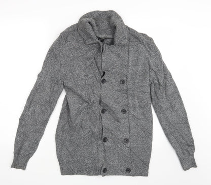 H&M Womens Grey   Cardigan Jumper Size S