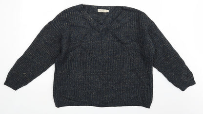 Nada del Riccio Womens Blue   Pullover Jumper Size L