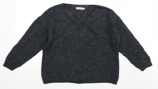 Nada del Riccio Womens Blue   Pullover Jumper Size L