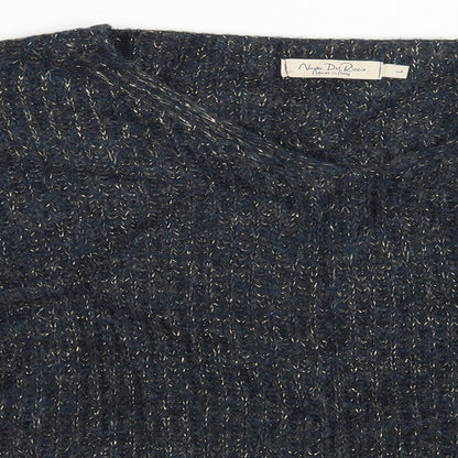 Nada del Riccio Womens Blue   Pullover Jumper Size L