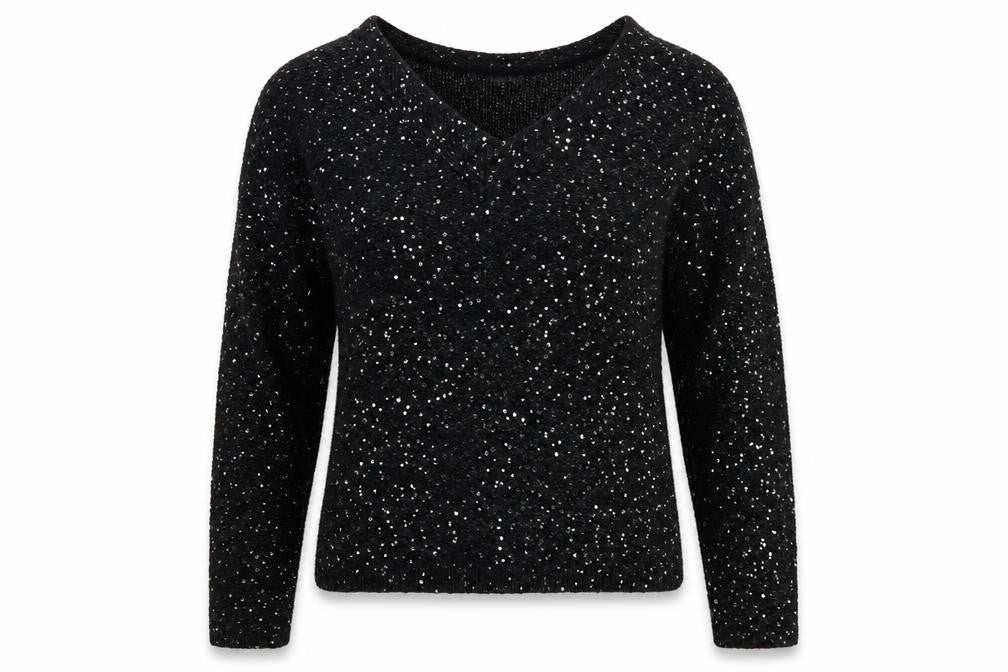 Front view of Vera Moda women’s black jumper one size