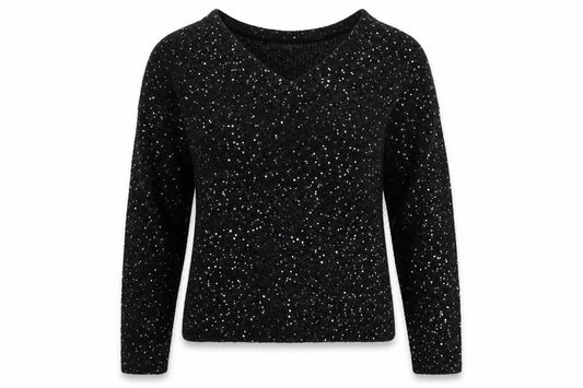 Front view of Vera Moda women’s black jumper one size