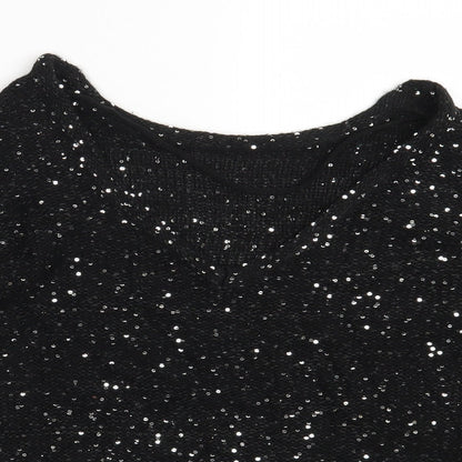 Close-up detail of Vera Moda women’s black jumper one size