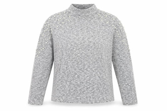 H&M Womens Grey  Knit Pullover Jumper Size S