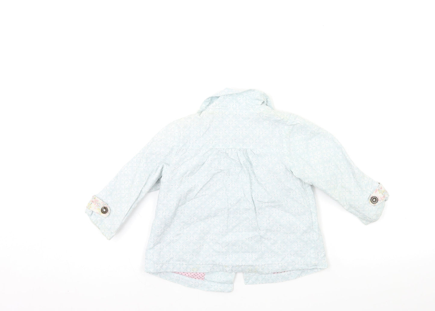 Henry Girls Blue Floral  Jacket  Size 3 Years