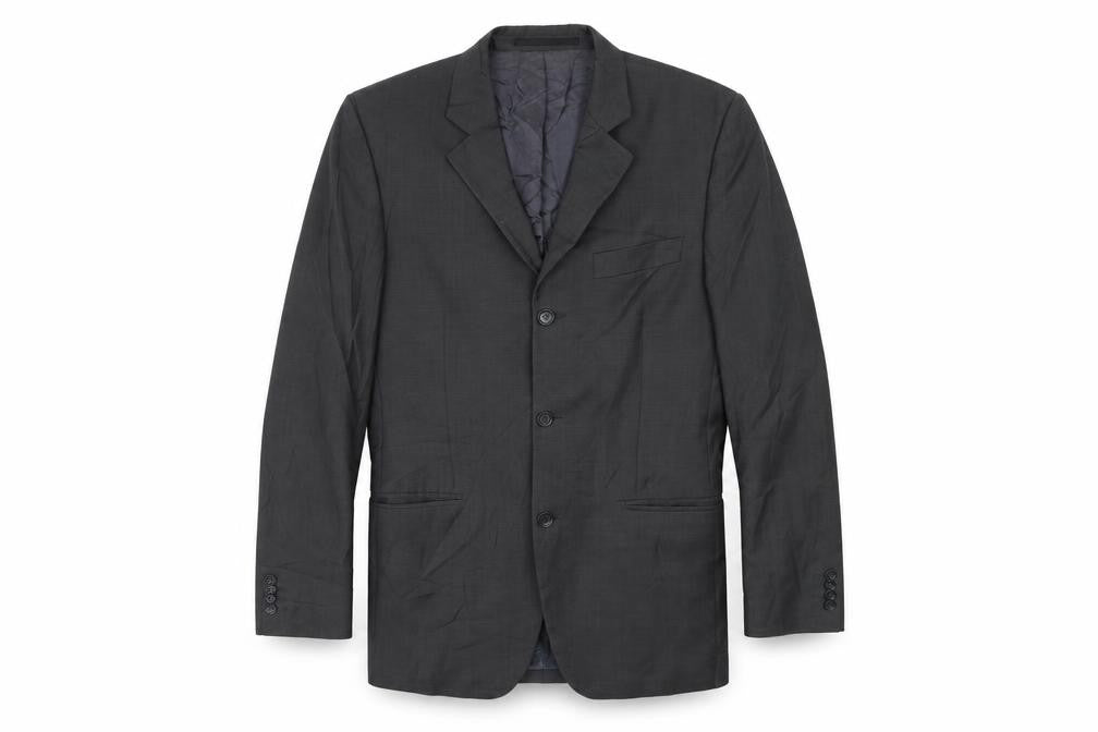 Mens UK Size 46 Preworn Regular Grey Suit Jacket