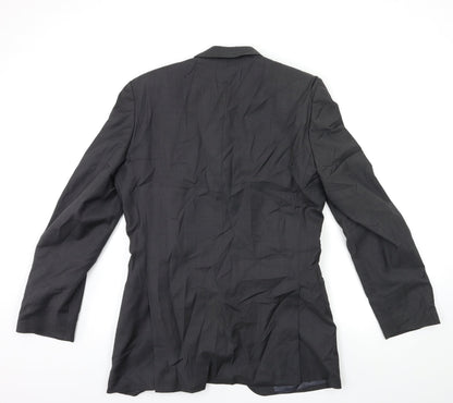 Mens UK Size 46 Preworn Regular Grey Suit Jacket