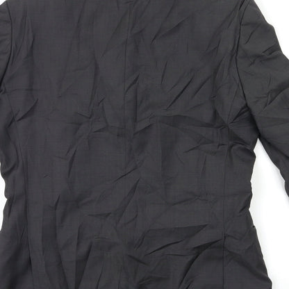 Mens UK Size 46 Preworn Regular Grey Suit Jacket