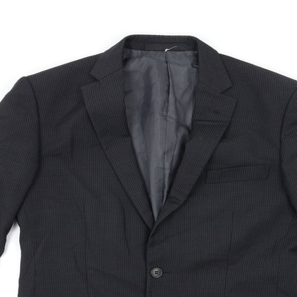 Mens UK Size 38 Marks and Spencer Regular Black Suit Jacket