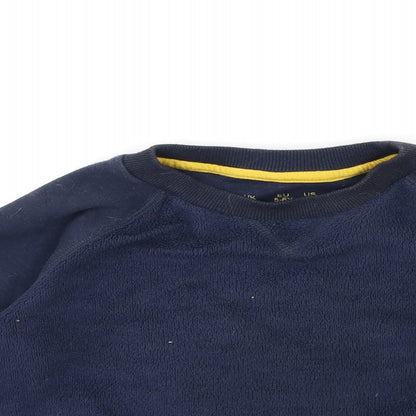 F&F Boys Blue   Pullover Sweatshirt Size 5-6 Years