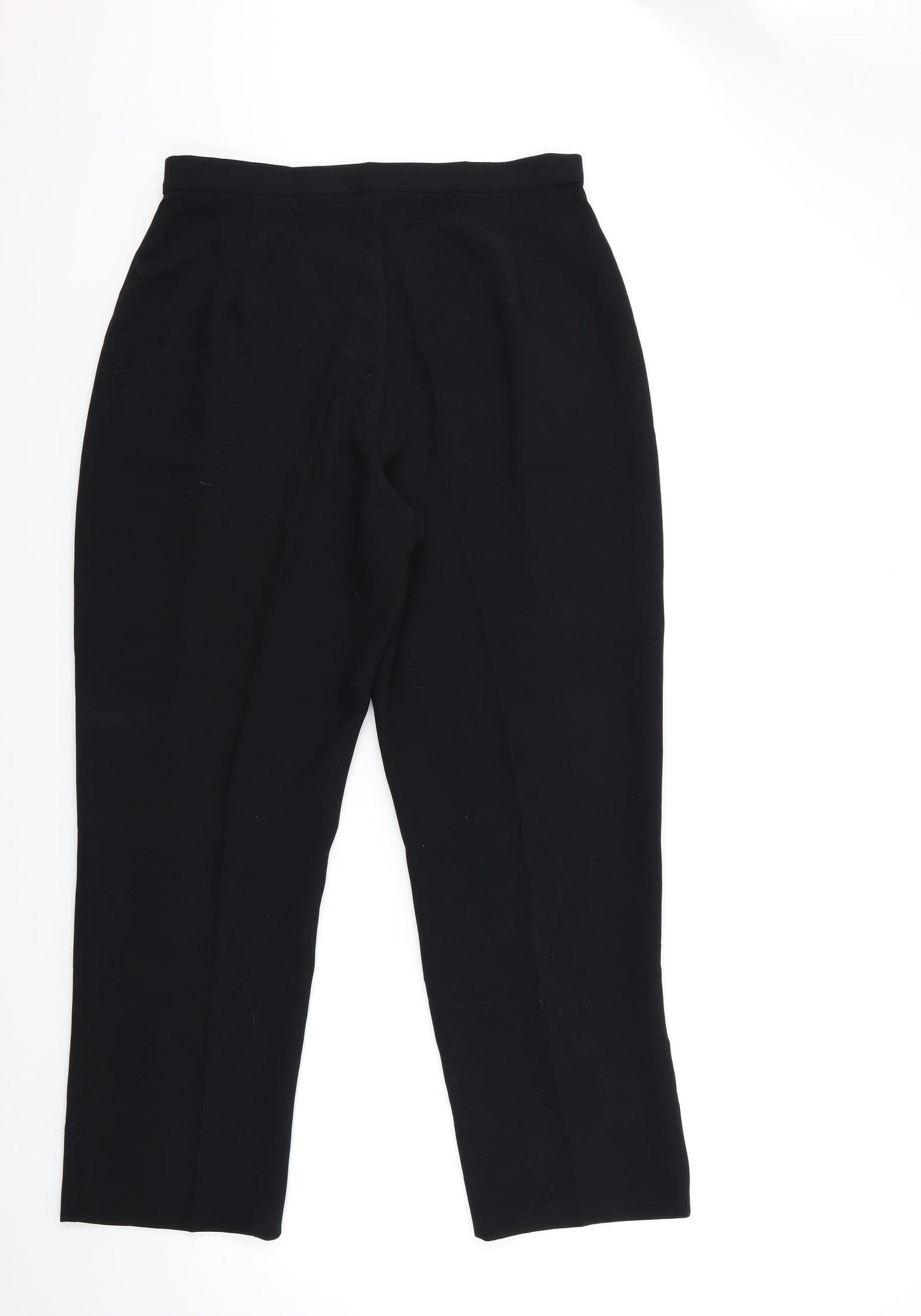 Wrap & Weft Womens Black   Trousers  Size 18 L27 in