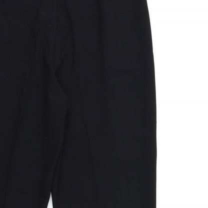 Wrap & Weft Womens Black   Trousers  Size 18 L27 in
