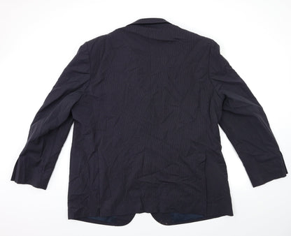 Mens UK Size 48 Preworn Regular Blue Suit Jacket