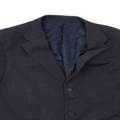 Mens UK Size 48 Preworn Regular Blue Suit Jacket