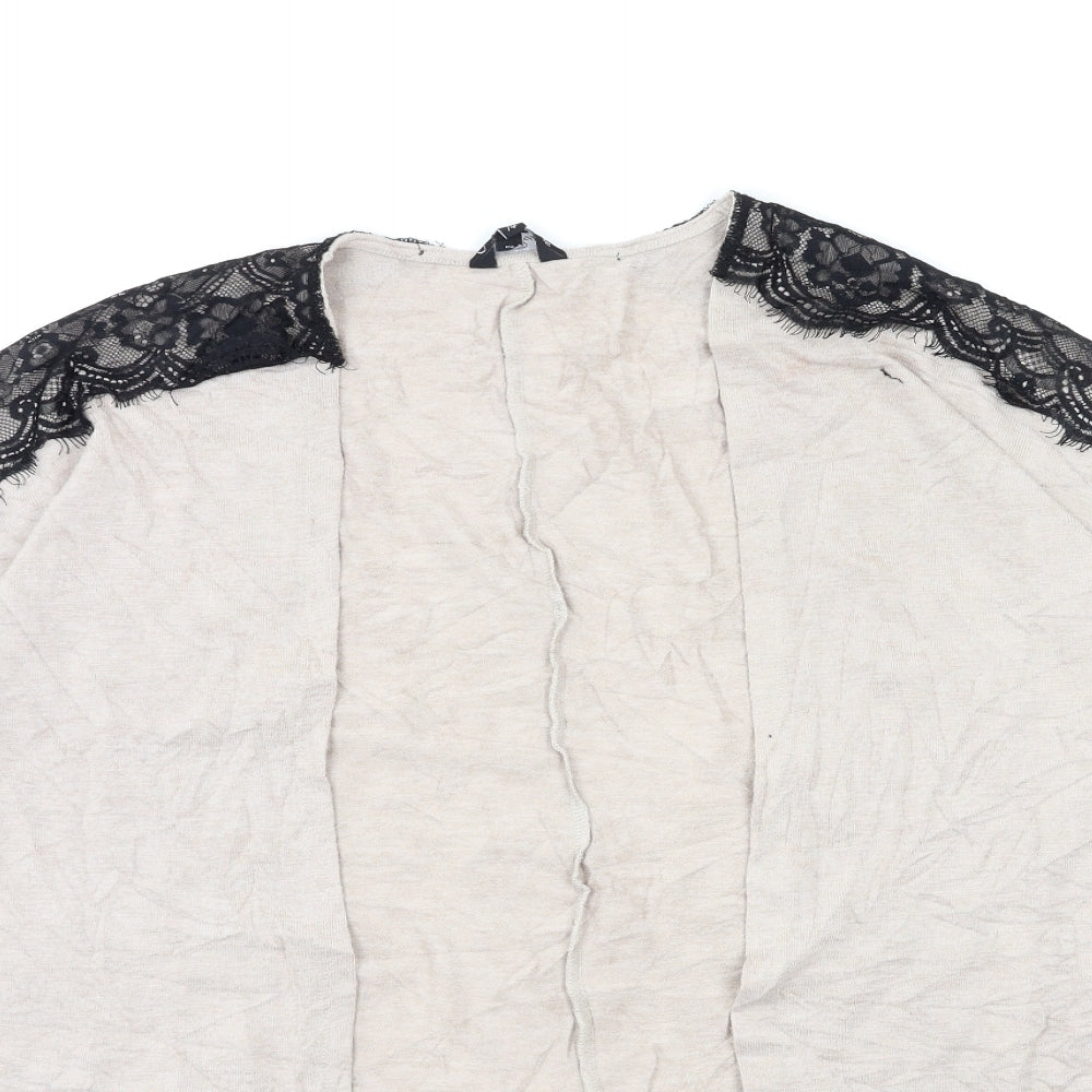 Candy Couture Womens Beige  Knit Cardigan Jumper Size 14