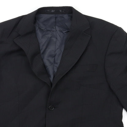 Mens UK Size 36 Tom English Regular Black Suit Jacket