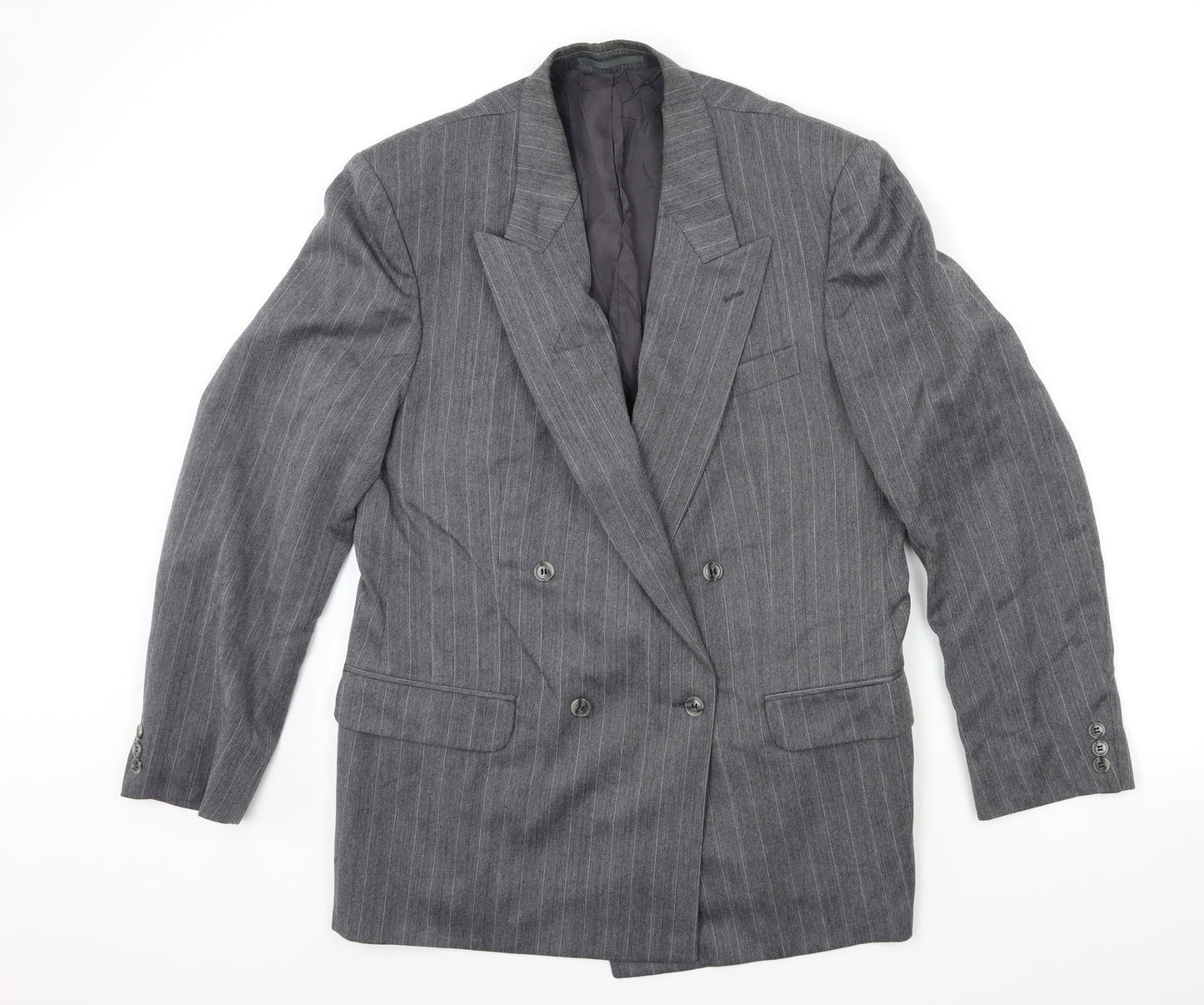 Mens UK Size 42 st Michael Regular Grey Suit Jacket