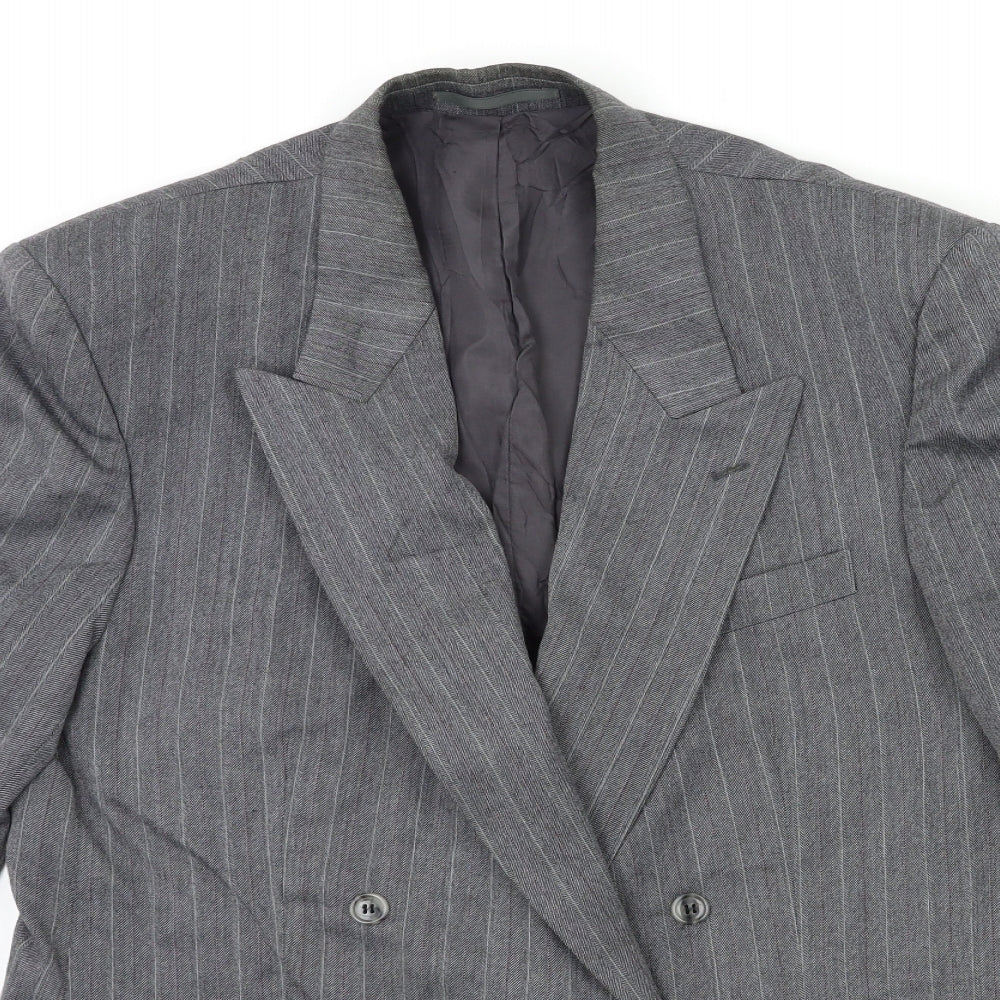 Mens UK Size 42 st Michael Regular Grey Suit Jacket