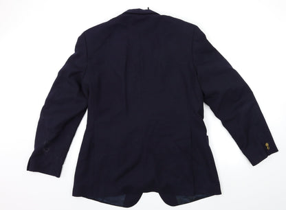 WILLIAM CHRISTIAN Mens Blue   Jacket Suit Jacket Size 42