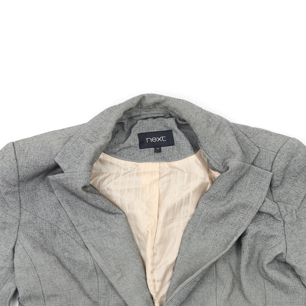 NEXT Womens Grey   Jacket Suit Jacket Size 14