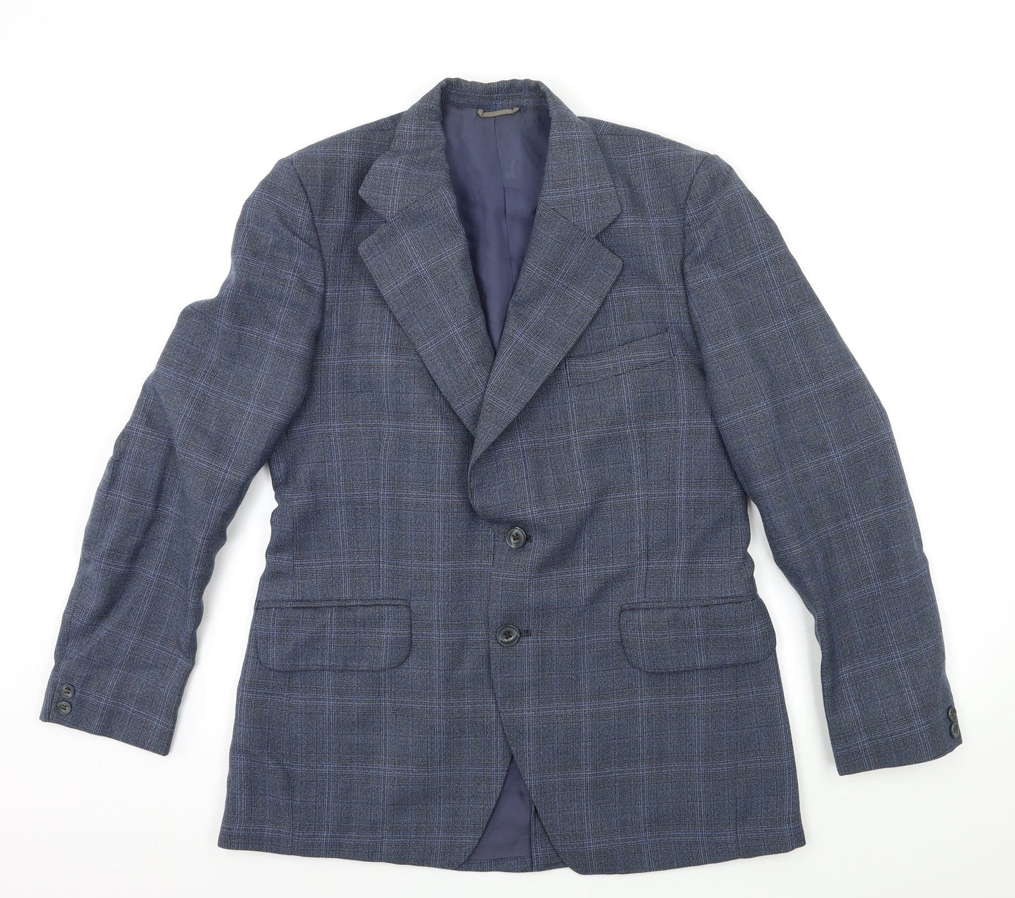 Mens UK Size 40 Preworn Regular Blue Suit Jacket