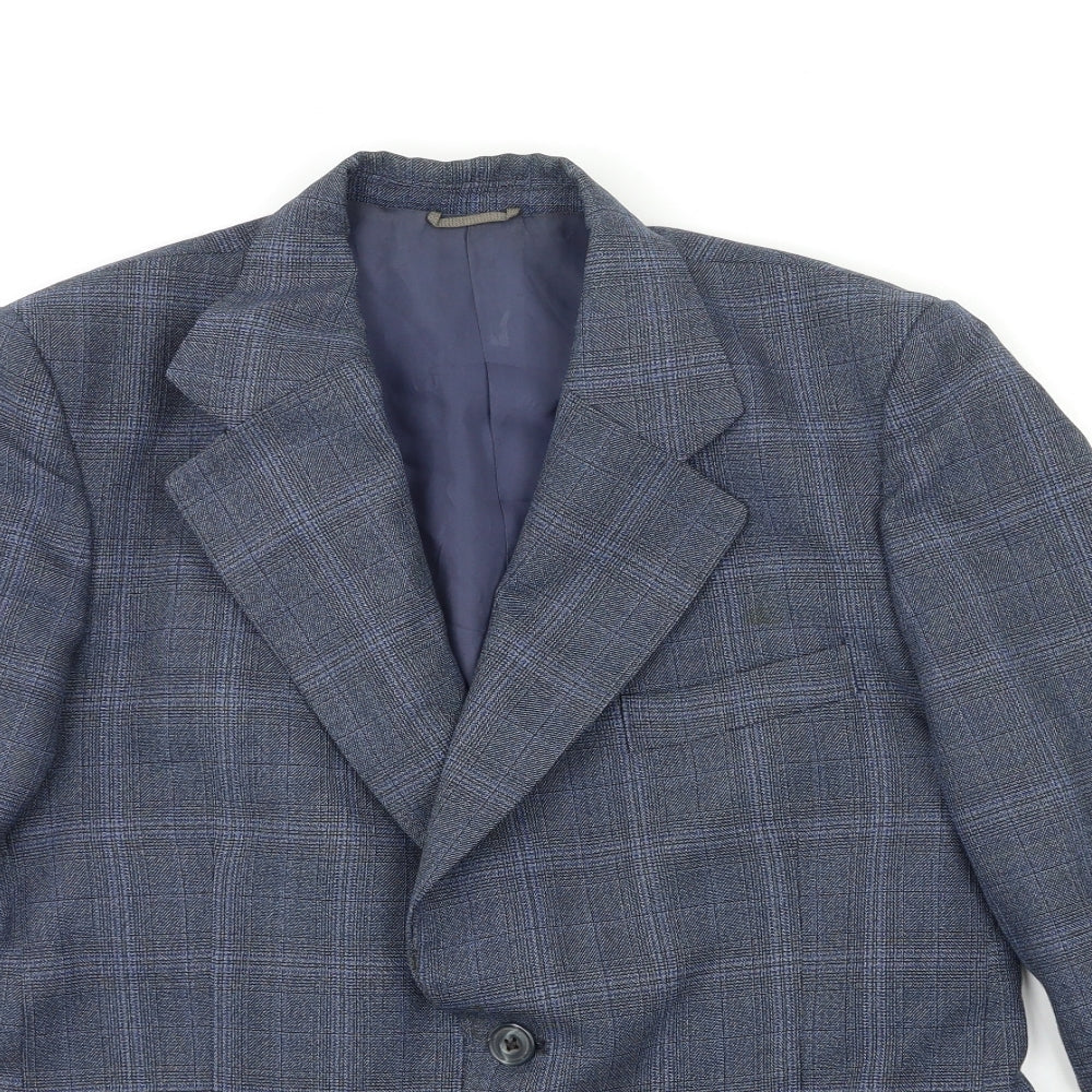 Mens UK Size 40 Preworn Regular Blue Suit Jacket