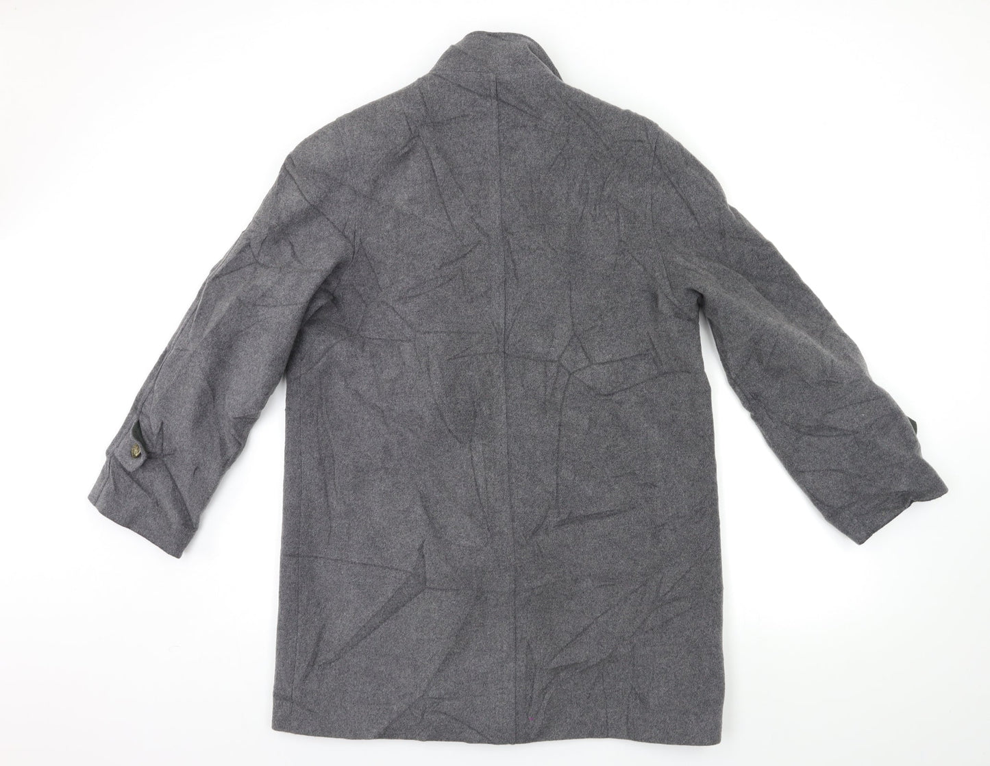 Womens UK Size 12 Preworn Grey Overcoat