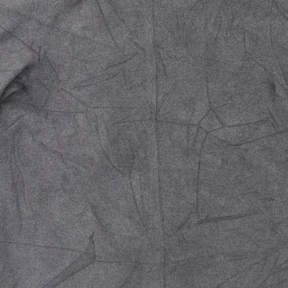 Womens UK Size 12 Preworn Grey Overcoat