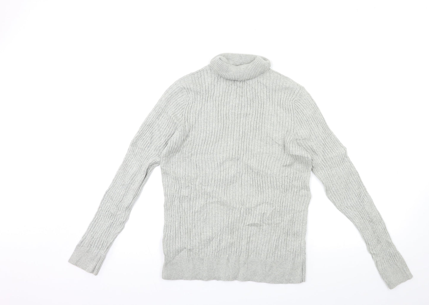 Jeanne Pierre Womens Green  Knit Pullover Jumper Size 12