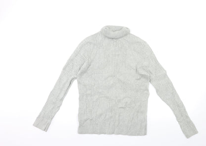 Jeanne Pierre Womens Green  Knit Pullover Jumper Size 12
