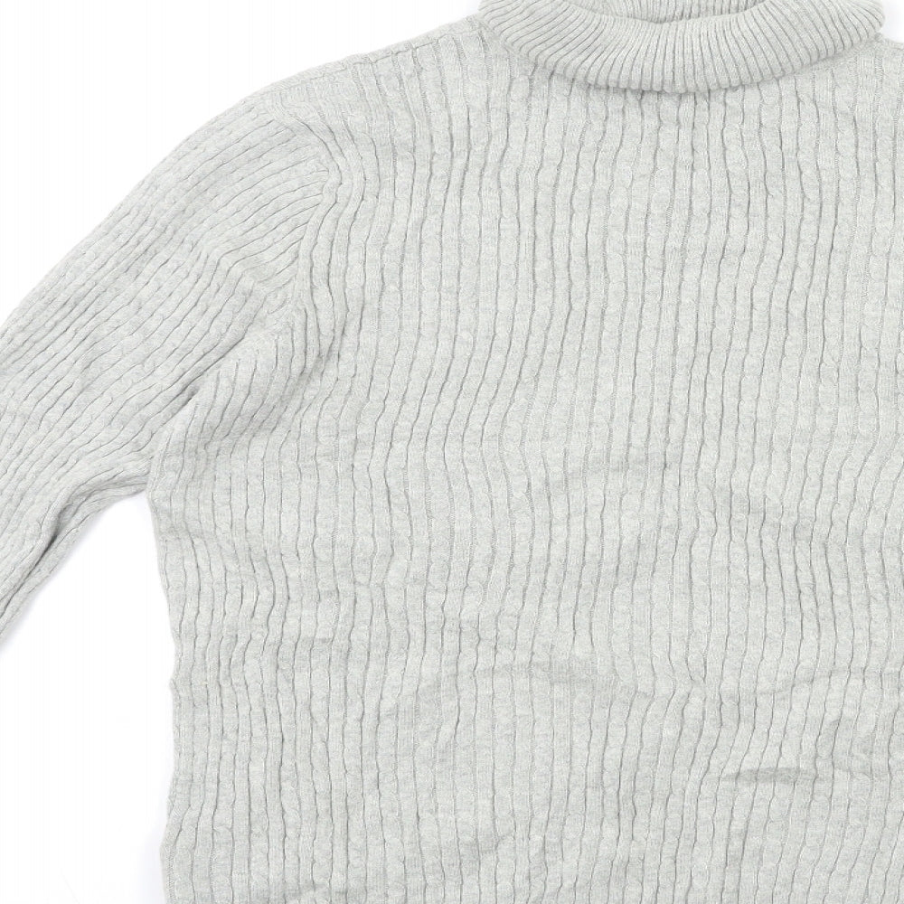 Jeanne Pierre Womens Green  Knit Pullover Jumper Size 12