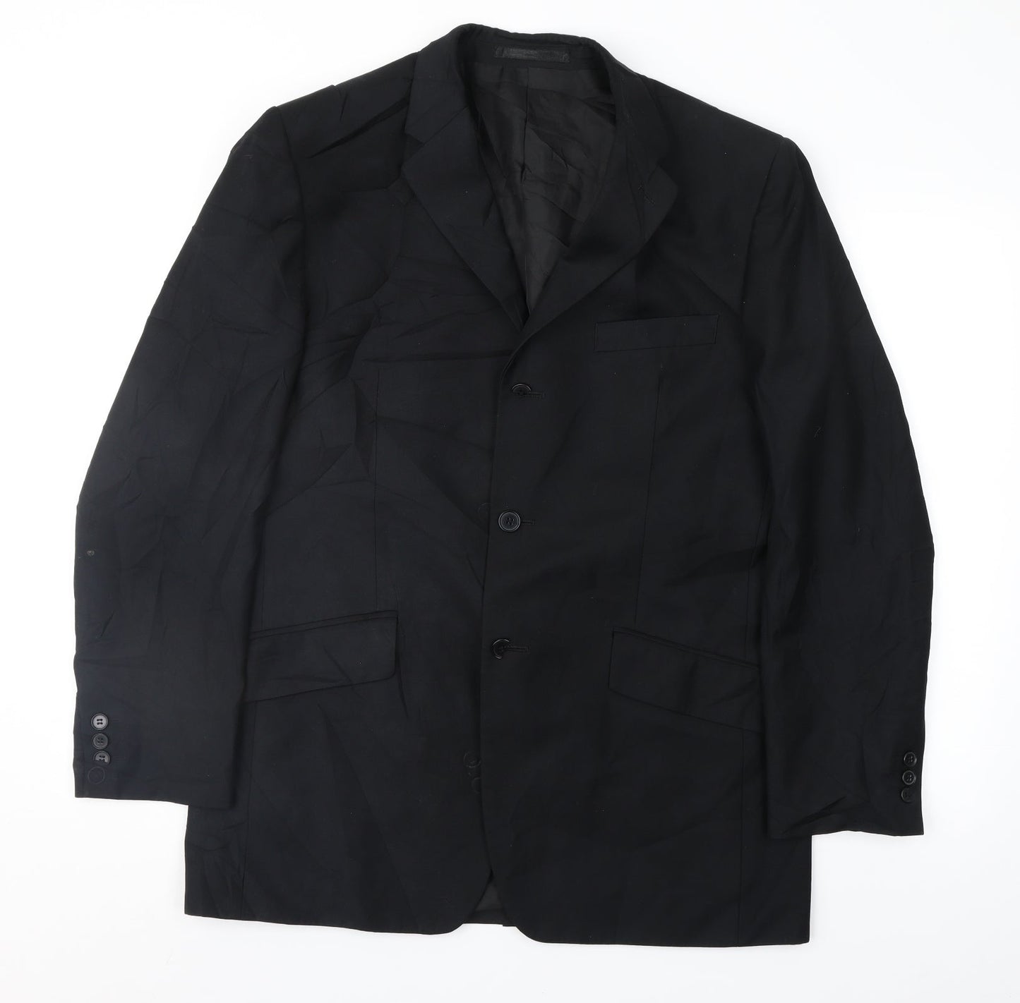 Mens UK Size 40 Burton Regular Black Suit Jacket