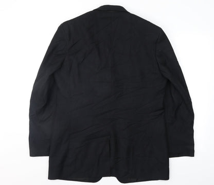 Mens UK Size 40 Burton Regular Black Suit Jacket