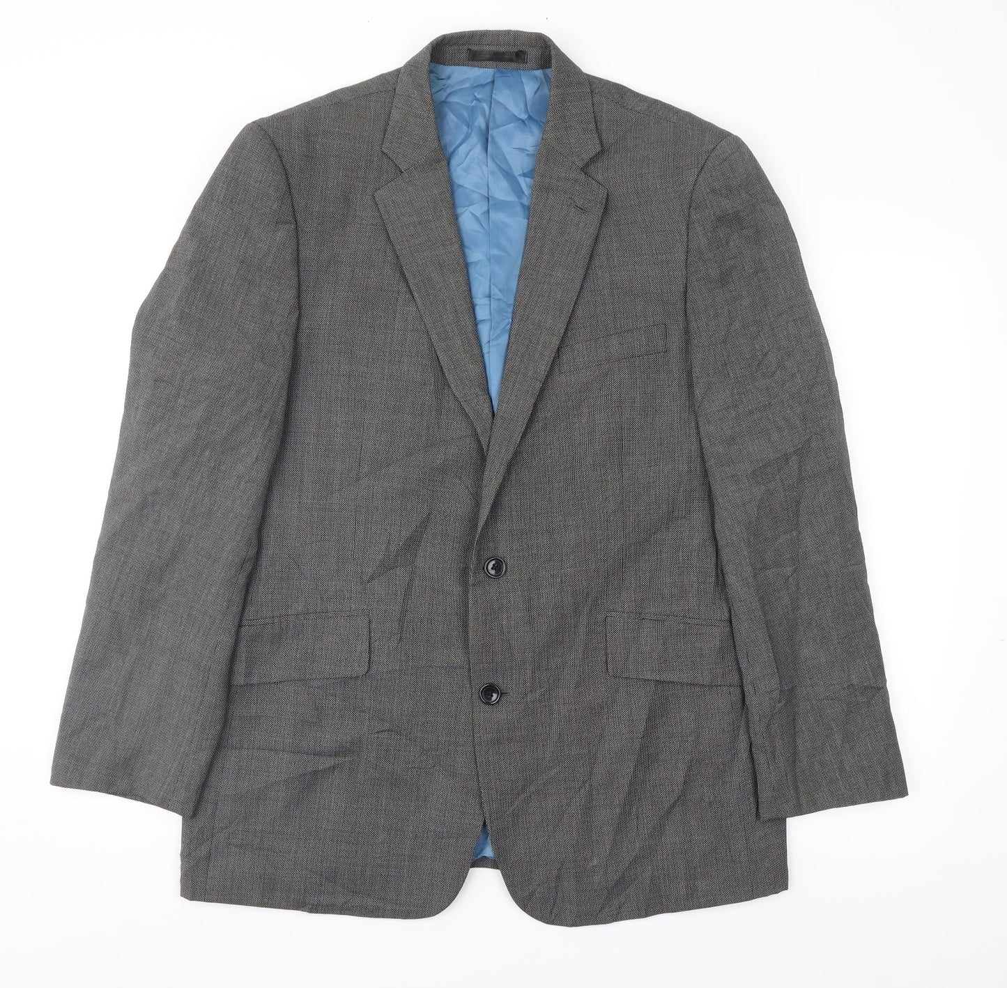 Mens UK Size 42 Fellini Regular Grey Suit Jacket