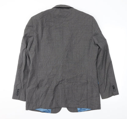 Mens UK Size 42 Fellini Regular Grey Suit Jacket