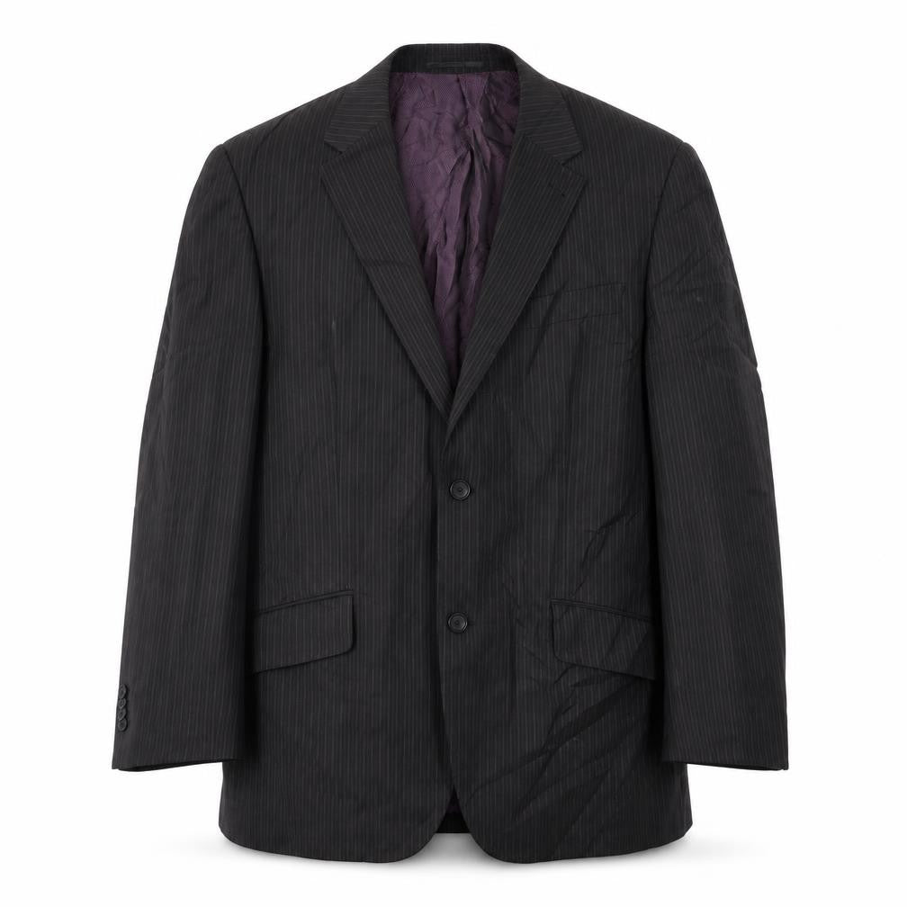 Mens UK Size 40 George Regular Black Suit Jacket