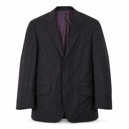 Mens UK Size 40 George Regular Black Suit Jacket