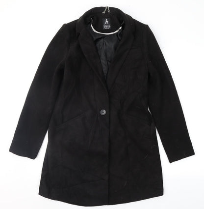 Womens UK Size 10 Atmosphere Black Overcoat