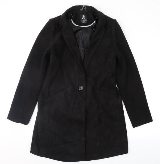Womens UK Size 10 Atmosphere Black Overcoat