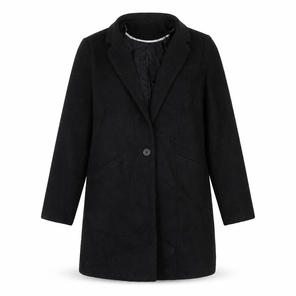Womens UK Size 10 Atmosphere Black Overcoat