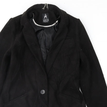 Womens UK Size 10 Atmosphere Black Overcoat