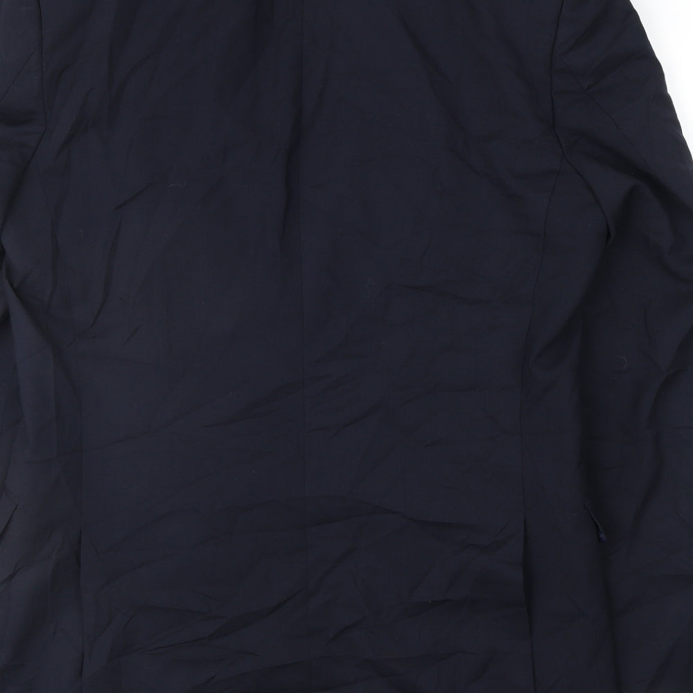 Mens UK Size 38 Marks and Spencer Regular Blue Suit Jacket