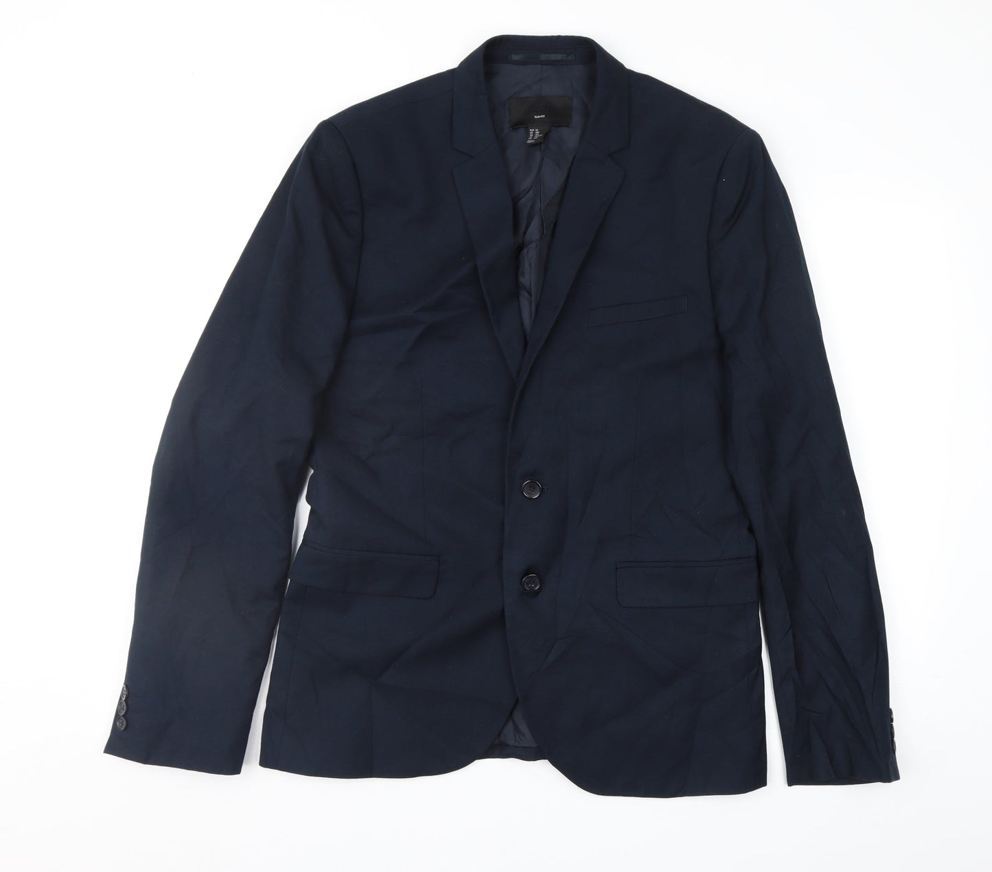 Mens UK Size 38 H&M Regular Blue Suit Jacket